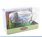 the farmyard cow mug coaster tray set - hanrattycraftsgifts.co.uk