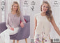 King Cole 4 Ply Pattern – 3920 Womens Long Sleeved Cable Knit Cardigan and Waistcoat - hanrattycraftsgifts.co.uk