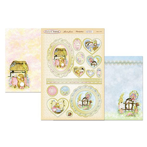 hunkydory adorable scorable return to patchwork forest luxury topper set make a wish - hanrattycraftsgifts.co.uk