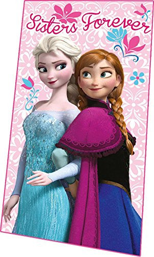 Disney Frozen Sisters Forever Fleece Blanket, Pink - hanrattycraftsgifts.co.uk