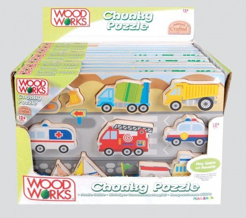 Wooden Chunky Puzzle - hanrattycraftsgifts.co.uk