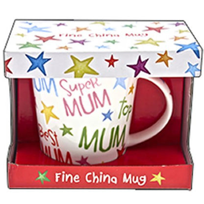 Super Mum Best Mum Special Mum Rainbow Mug in Gift Box - hanrattycraftsgifts.co.uk
