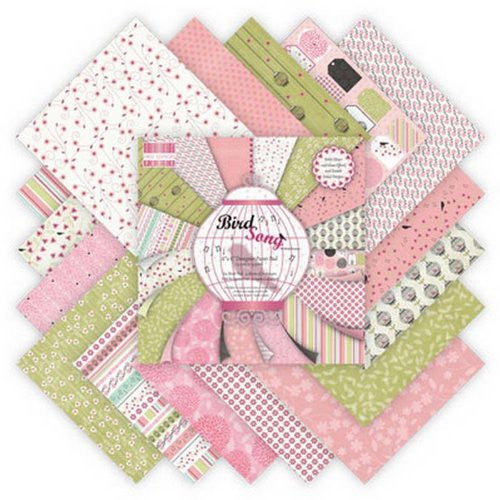 Bird Song Paper Pad 6 x 6 inch - hanrattycraftsgifts.co.uk