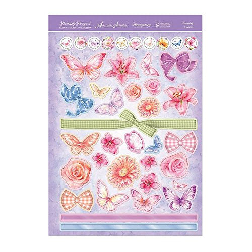 Butterfly Bouquet Topper Set - Fluttering Finishes - Hunkydory - hanrattycraftsgifts.co.uk