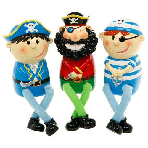 pirate dangly leg money box choice three one supplied - hanrattycraftsgifts.co.uk