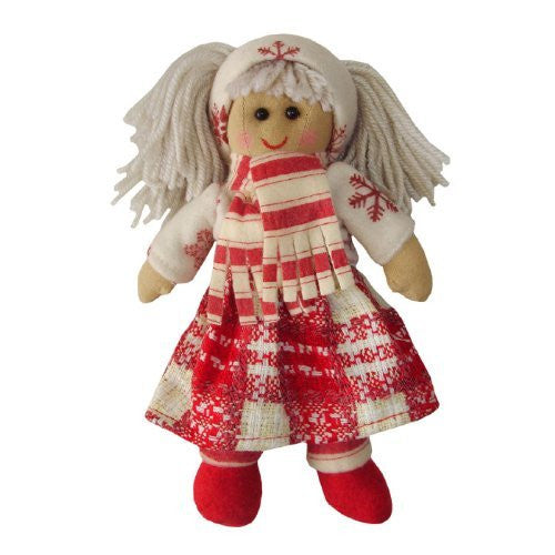 Rag Doll with Scarf - Handmade - Medium 19cms - Powell Craft - hanrattycraftsgifts.co.uk