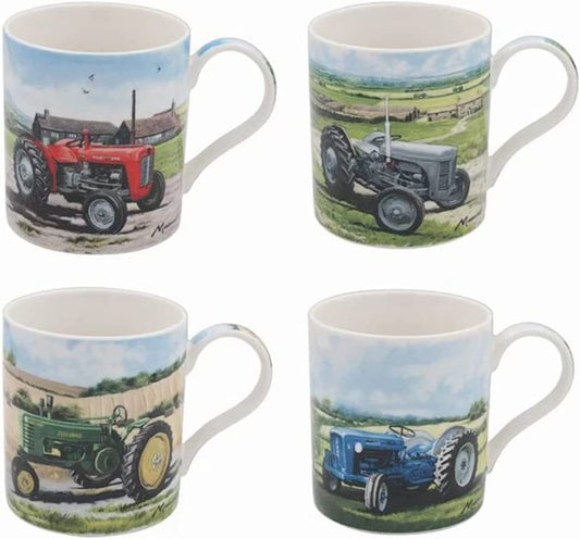 New Lesser and Pavey Mug Beaker Coffee Tea Cup Red Classic Tractor LP93896  one supplied