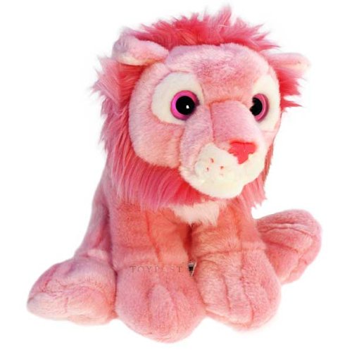 Wild Pink Animals - Monkey, Bear, Elephant, Lion, Tiger or Giraffe (Lion) - hanrattycraftsgifts.co.uk