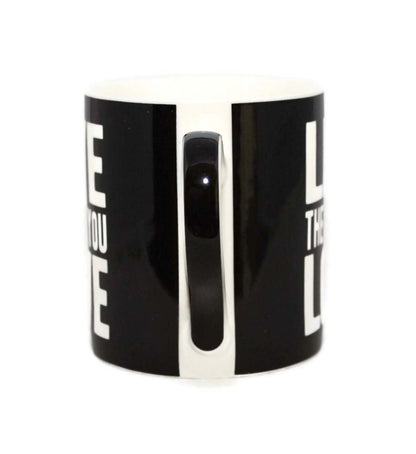 Live The Life You Love Words Of Wisdom Fine China Mug - hanrattycraftsgifts.co.uk
