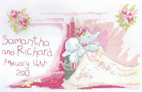 Wedding March - Cross Stitch Kit - hanrattycraftsgifts.co.uk