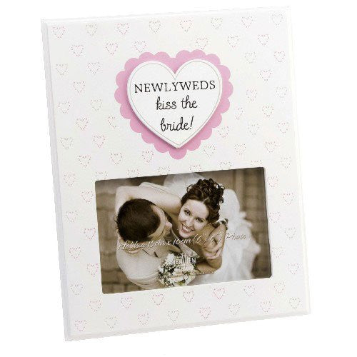 'Newlyweds' Photo Frame, Gift - hanrattycraftsgifts.co.uk