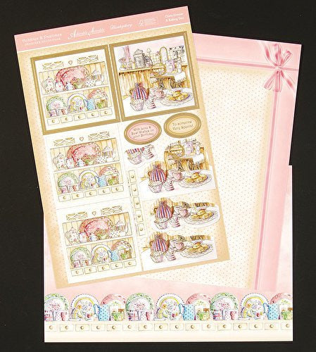 hunkydory adorable scorable designer decoupage hobies & pastimes china dressing & baking tray - hanrattycraftsgifts.co.uk