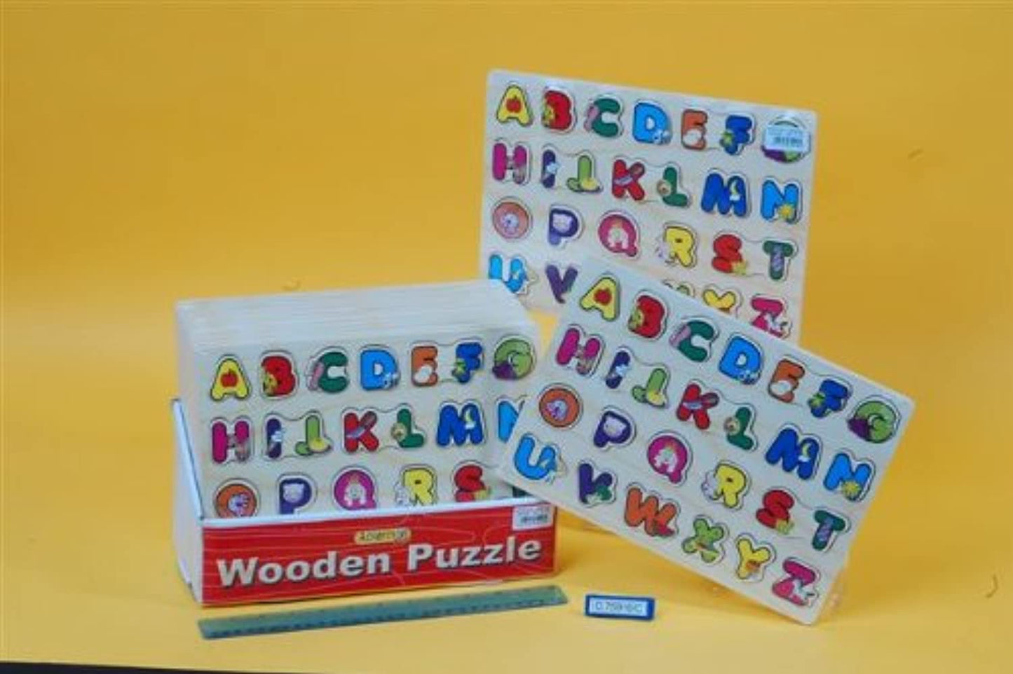 Wooden Alphabet Shape Puzzle