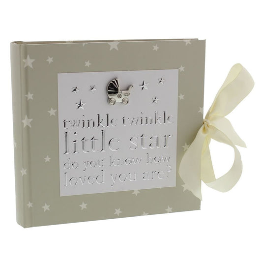 Bambino by Juliana - Twinkle Twinkle Photo Album - 4" x 6" CG1060 - New - hanrattycraftsgifts.co.uk
