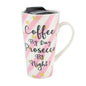Wise Words Lidded Mug proseco by night - hanrattycraftsgifts.co.uk