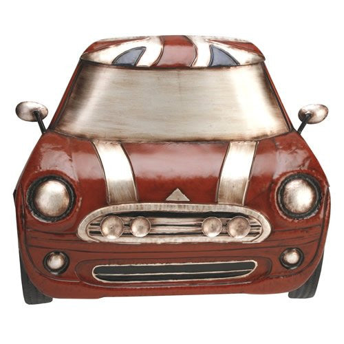 Contemporary Art - Classic British Union Jack Car - Decorative Wall Art - hanrattycraftsgifts.co.uk