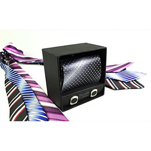 tie cufflinks gift set patterns one supplied at random - hanrattycraftsgifts.co.uk
