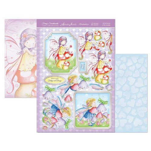 hunkydory adorable scorable fairy sweethearts luxury topper set fat the bottom of the garden - hanrattycraftsgifts.co.uk