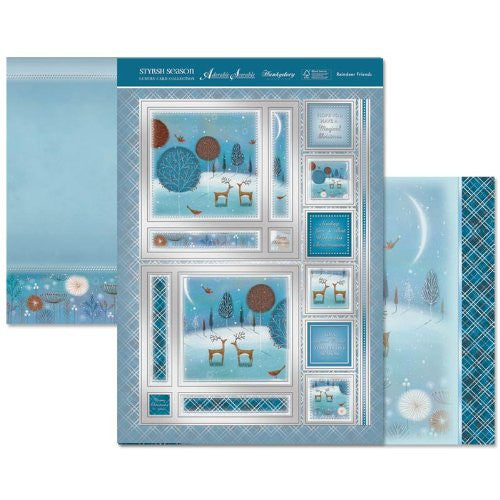 hunkydory adorable scorable luxury card collection stylish season reindeer friends - hanrattycraftsgifts.co.uk