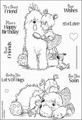 All About Her Clear Acrylic Stamps-Annabel - hanrattycraftsgifts.co.uk