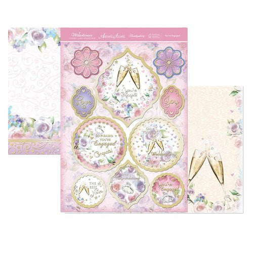 hunkydory adorable scorable luxury topper set milestones you re engaged - hanrattycraftsgifts.co.uk