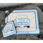 blue mine placemats set 4 and coaster set - hanrattycraftsgifts.co.uk