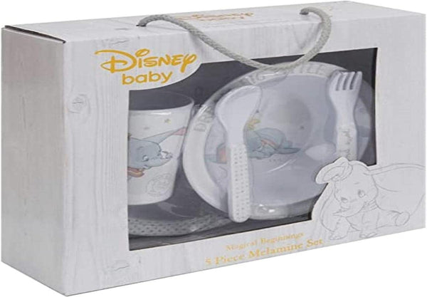 Brand: Disney Magical Beginnings 5 Piece Melamine Crockery Set Dumbo DI520, 200 g
