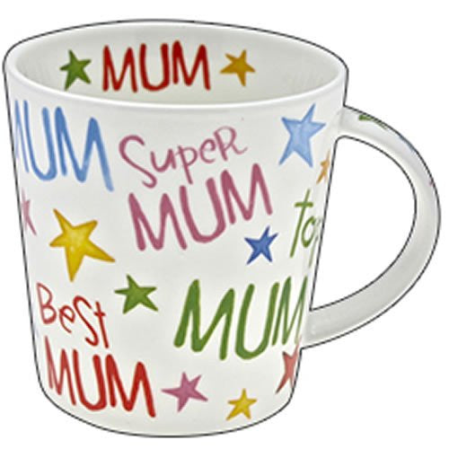 Super Mum Best Mum Special Mum Rainbow Mug in Gift Box - hanrattycraftsgifts.co.uk