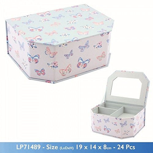 butterfly paradise jewellery storage box one supplied - hanrattycraftsgifts.co.uk