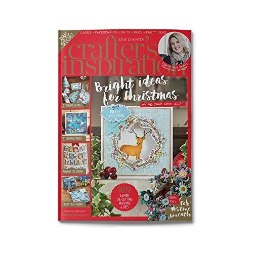 Crafters Inspiration Magazine Issue 12 Winter Edition by Crafters Companion - hanrattycraftsgifts.co.uk