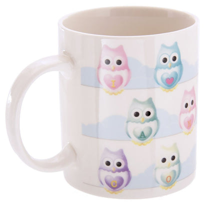 Ted Smith Owl Bone China Mug - hanrattycraftsgifts.co.uk