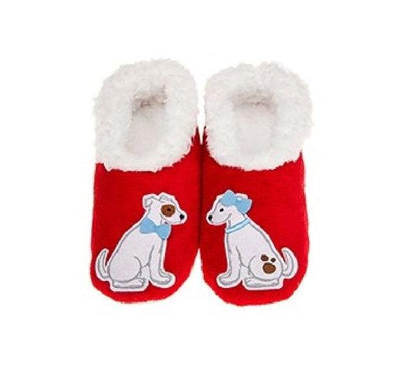 Splitz Snoozies Slippers ~ Love Pups UK Ladies Size 6-7 - hanrattycraftsgifts.co.uk