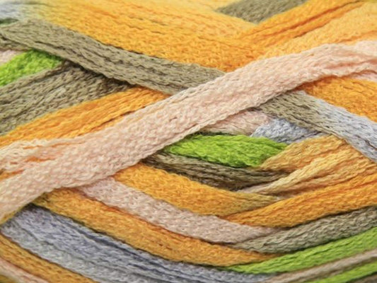 King Cole Krystal Scarf Knitting Wool/Yarn Coffee & Cream 659 - hanrattycraftsgifts.co.uk