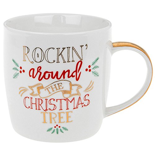 Rockin Around Tree Mug - hanrattycraftsgifts.co.uk