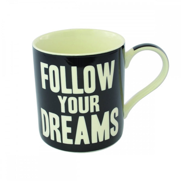 Words of Wisdom Mug - FOLLOW YOUR DREAMS - Gift Boxed (LP32882) - hanrattycraftsgifts.co.uk