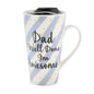 Lesser & Pavey "Dad, Well Done I'm Awesome" Travel Mug, Blue - hanrattycraftsgifts.co.uk