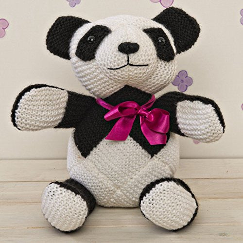 Twilleys - Penny Panda - Complete Knitting Kit (no stuffing included) - hanrattycraftsgifts.co.uk
