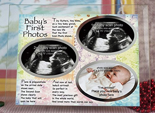 Baby's First Photos Frame with Poem - hanrattycraftsgifts.co.uk