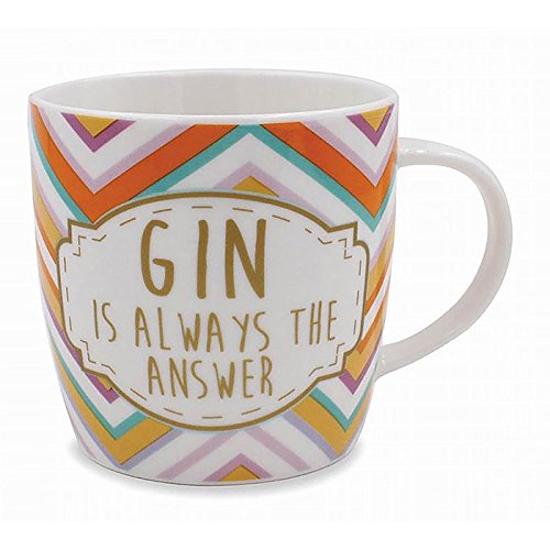 gin is always the answer mug - hanrattycraftsgifts.co.uk