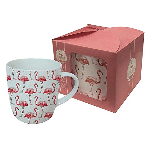 Koko Flamingo Box Mug - hanrattycraftsgifts.co.uk