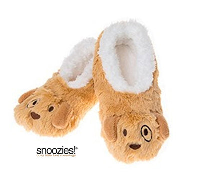 Childrens Animal Snoozies Soft Sherpa Fleece Fluffy Slippers - hanrattycraftsgifts.co.uk