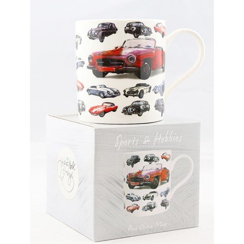 SPORTS AND HOBBIES MUG- CARS - hanrattycraftsgifts.co.uk