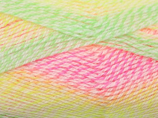 King Cole Melody Superball Knitting Yarn DK 862 Fruit Salad - per 200 gram ball