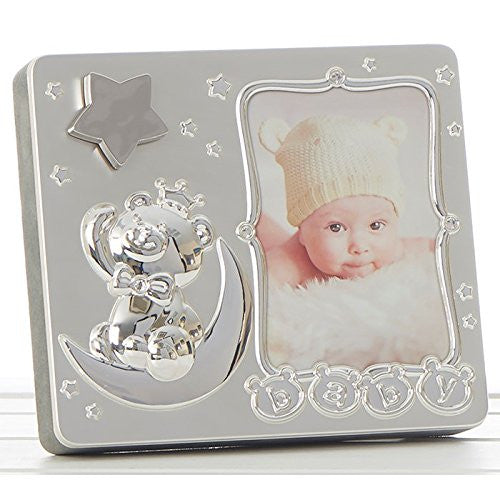 Baby Star Silver Music 3x5 Frame - hanrattycraftsgifts.co.uk
