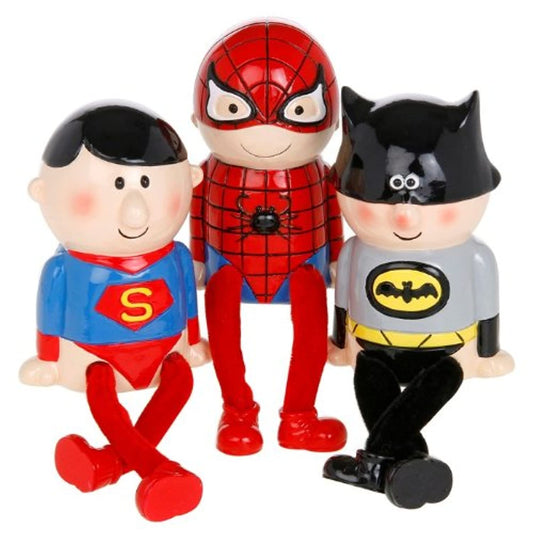 Superhero Dangly Leg Money Box