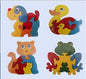 Wooden Toys - Animal Wooden Puzzle - RANDOM - ACKD60930.RANDOM - Ackerman - hanrattycraftsgifts.co.uk