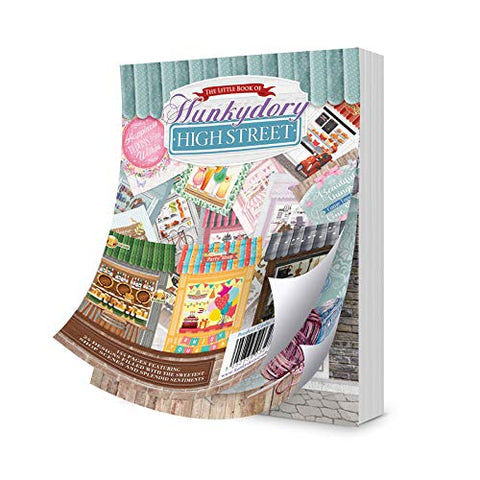 Hunkydory The Little Book Of A6 Paper Pad 144/Pkg-High Street, 24 Designs/6 Each - hanrattycraftsgifts.co.uk