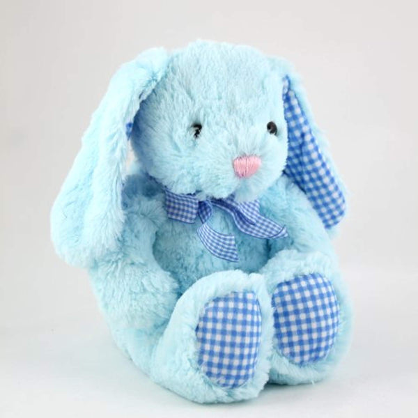 Keel Toys Nursery Gingham Rabbit - hanrattycraftsgifts.co.uk
