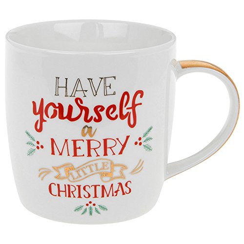 Merry Little Christmas Mug - hanrattycraftsgifts.co.uk