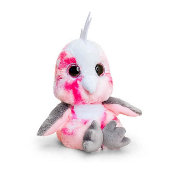 Keel Toys Animotsu Tufty Pink Cockatiel Plush Toy - hanrattycraftsgifts.co.uk